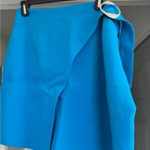 Karen Millen Vibrant Blue Asymmetrical Skirt
